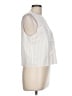 Theory 100% Cotton White Sleeveless Button-Down Shirt Size L - photo 4