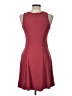 Mudd Solid Burgundy Casual Dress Size L - photo 2