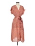 Max Studio 100% Polyester Paisley Orange Casual Dress Size S - photo 1