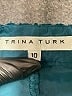 Trina Turk 100% Polyester Teal Casual Pants Size 10 - photo 7