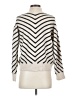 MNG Chevron-herringbone Ivory Pullover Sweater Size S - photo 2