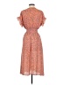 Max Studio 100% Polyester Paisley Orange Casual Dress Size S - photo 2