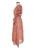 Max Studio 100% Polyester Paisley Orange Casual Dress Size S - photo 5