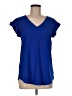 Express Blue Short Sleeve Blouse Size M - photo 1