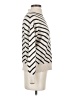 MNG Chevron-herringbone Ivory Pullover Sweater Size S - photo 4