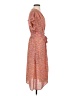 Max Studio 100% Polyester Paisley Orange Casual Dress Size S - photo 4
