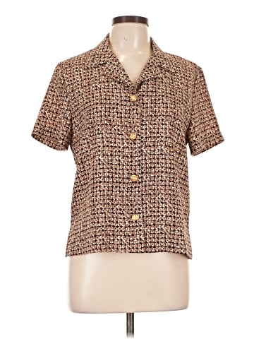 Leslie Fay Short Sleeve Blouse (view 1)