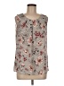 Ann Taylor LOFT Outlet 100% Polyester Gray Sleeveless Blouse Size M - photo 1
