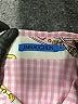 J. McLaughlin 100% Cotton Checkered-gingham Pink Long Sleeve Button-Down Shirt Size M - photo 7