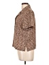 Leslie Fay 100% Polyester Tweed Brown Short Sleeve Blouse Size 10 - photo 5