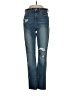 Gap Hearts Blue Jeans Size 25 waist - photo 1