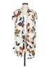 Francesca's 100% Viscose Floral Ivory Kimono One size - photo 1