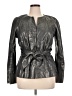 Dana Buchman 100% Linen Metallic Silver Jacket Size 14 - photo 1