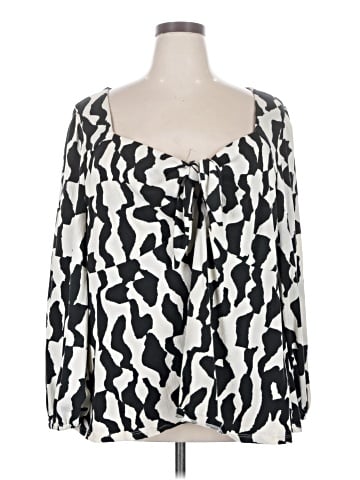 Ava & Viv 3/4 Sleeve Blouse (view 1)