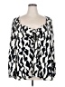 Ava & Viv Black 3/4 Sleeve Blouse Size 4X - photo 1