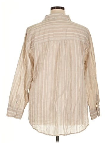a.n.a. A New Approach Long Sleeve Button-Down Shirt (view 2)