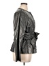 Dana Buchman 100% Linen Metallic Silver Jacket Size 14 - photo 4
