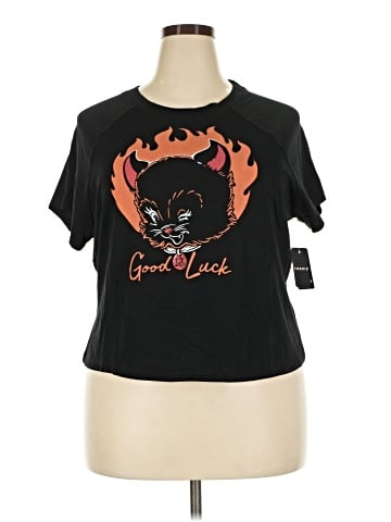 Retro Chic by Torrid Short Sleeve T-Shirt (view 1)