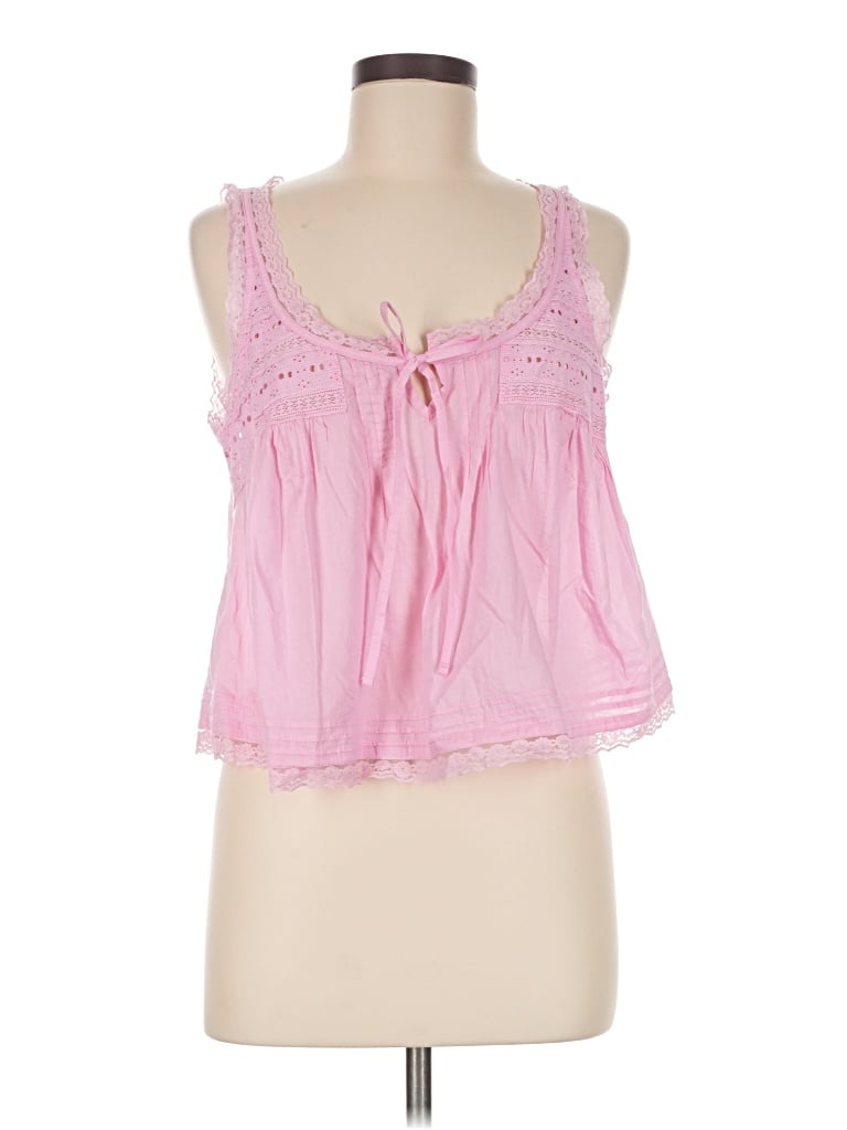 Pre-owned Scoop Sleeveless Blouse In Pink