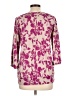 Elle 100% Rayon Pink 3/4 Sleeve Blouse Size L - photo 2