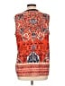 fleur bleue 100% Polyester Orange Sleeveless Blouse Size L - photo 2