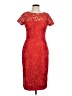 David Meister 100% Polyester Red Cocktail Dress Size 10 - photo 1