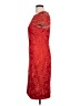 David Meister 100% Polyester Red Cocktail Dress Size 10 - photo 5