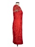 David Meister 100% Polyester Red Cocktail Dress Size 10 - photo 4