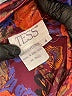 Tess 100% Polyester Paisley Purple Long Sleeve Blouse Size 4 - photo 7