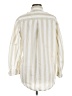 Mikoh 100% Cotton Stripes Ivory Long Sleeve Button-Down Shirt Size Med (2) - photo 2
