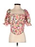 More To Come 100% Polyester Pink Short Sleeve Blouse Size XS - photo 1