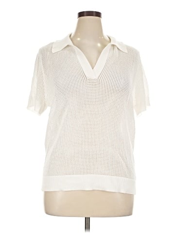 Calvin Klein Short Sleeve Blouse (view 1)