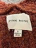 Pink Rose Brown Cardigan Size L - photo 7