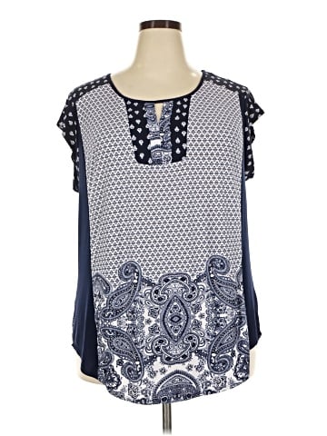 Roz & Ali Sleeveless Blouse (view 1)