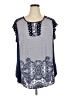 Roz & Ali Blue Sleeveless Blouse Size 2X - photo 1