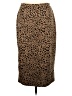 14th & Union Animal Print Brown Casual Skirt Size M - photo 2