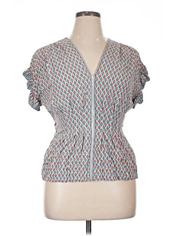 Max Studio Short Sleeve Blouse (view 1)