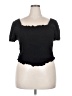 Torrid Black Short Sleeve Top Size 3X Plus (3) - photo 1