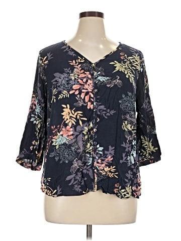 Cj Banks 3/4 Sleeve Blouse (view 1)