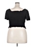 Torrid Black Short Sleeve Top Size 3X Plus (3) - photo 2