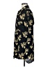 Chico's Design 100% Rayon Floral Black Long Sleeve Blouse Size Med (1) - photo 5