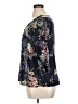 Cj Banks 100% Rayon Floral Blue 3/4 Sleeve Blouse Size 1X - photo 5