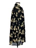 Chico's Design 100% Rayon Floral Black Long Sleeve Blouse Size Med (1) - photo 4
