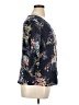 Cj Banks 100% Rayon Floral Blue 3/4 Sleeve Blouse Size 1X - photo 4