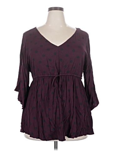 Torrid 3/4 Sleeve Blouse (view 1)