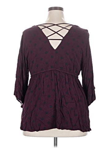 Torrid 3/4 Sleeve Blouse (view 2)