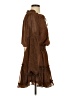 Buddy Love 100% Polyester Animal Print Brown Casual Dress Size S - photo 4