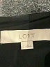 Ann Taylor LOFT 100% Polyester Solid Black Cocktail Dress Size 2 - photo 7
