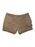 Natural Reflections 100% Cotton Solid Brown Khaki Shorts Size 14 - photo 2