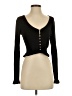 Keepsake Black Long Sleeve Top Size 4 - photo 1